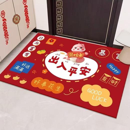 【新年到！换新地垫】水晶绒入户门地垫进门玄关TPR底可裁剪脚垫门口耐脏防滑地垫 商品图10