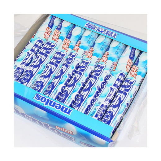 曼妥思薄荷味脆皮软心珠劲嚼充气糖37g*15支 商品图1