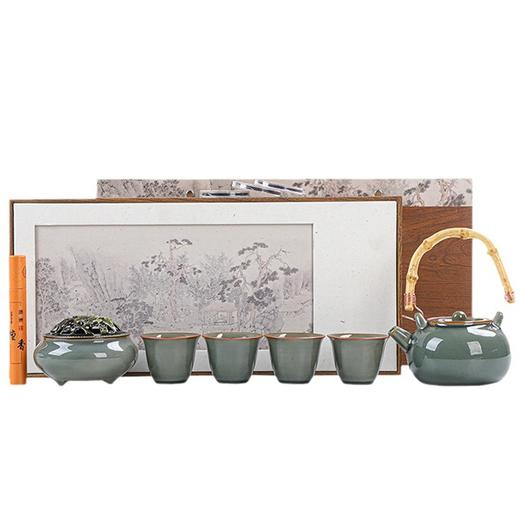 【复古风功夫茶具套装】陶瓷香道礼盒装 公司周年庆商务伴手礼品 商品图4