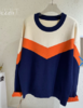 QG21742#拼色毛衣 商品缩略图1