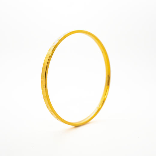 【热销款】“福”字光面黄金手镯999足金克重5.66 商品图7