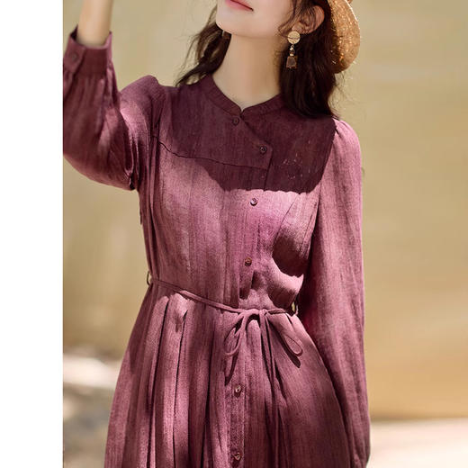 裁缝学苑AS378新中式不对称立领连衣裙纸样女装收腰裙子样板图纸 商品图1