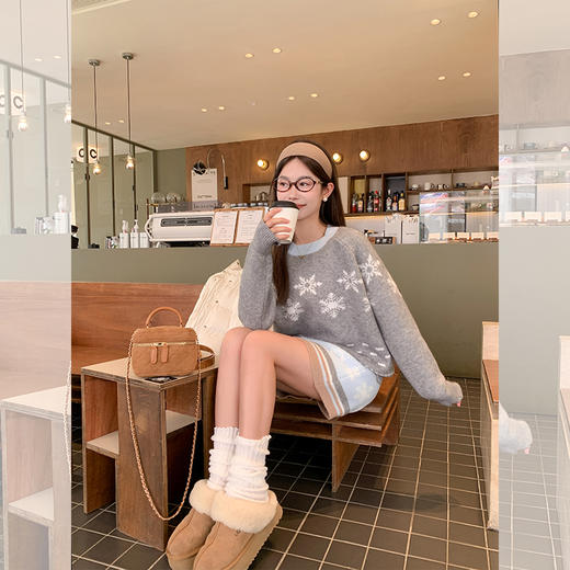 <曾小咸推荐>现货秒杀 ！微信超特价！费尔岛针织衫 日常189.99 立减110 秒杀79.99！！半裙 日常129.99 立减70 秒杀59.99！！ 商品图5