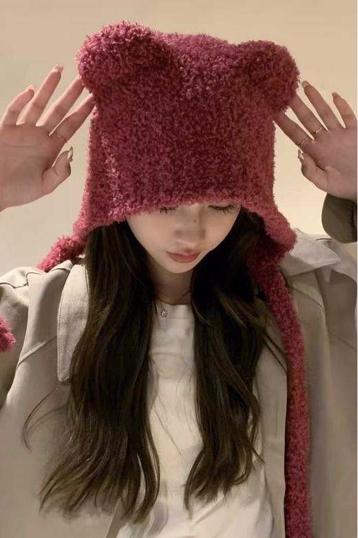 Say Something 小熊减龄针织帽 19440 商品图2