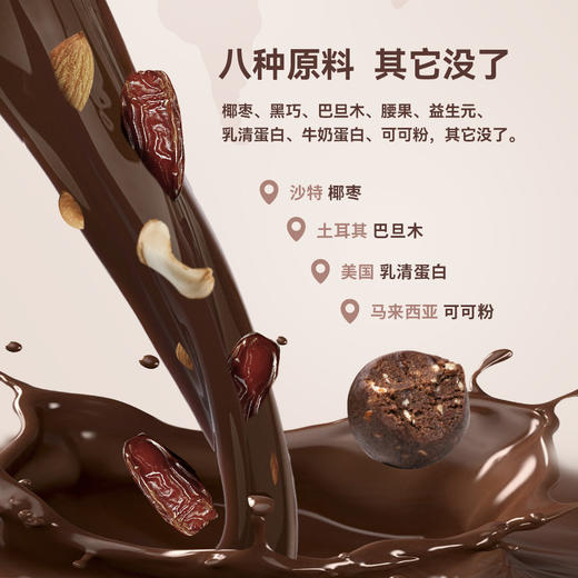 【新品】真零黑巧坚果蛋白球 商品图2