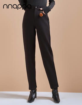 蚕丝轻暖修身老爹裤PA29337