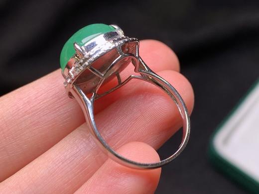 蛋面翡翠戒指 商品图4