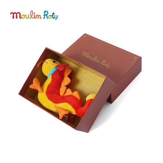 Moulin Roty 小龙玩偶钥匙扣礼盒装 礼品礼盒 适合年龄2岁+ 644006 商品图1