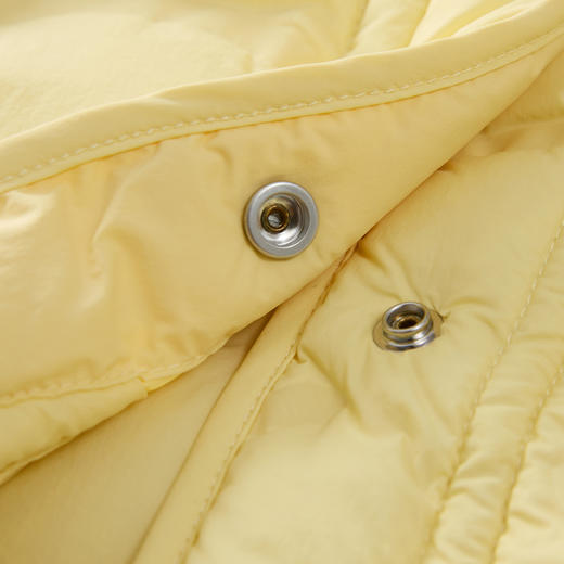 谜底双面穿羽绒服女2024冬新品简约百搭宽松中长鸭绒服244MY1518 商品图3