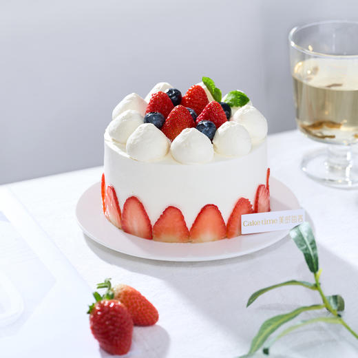 莓有烦恼·草莓轻乳酪蛋糕 | 美时每客 商品图1