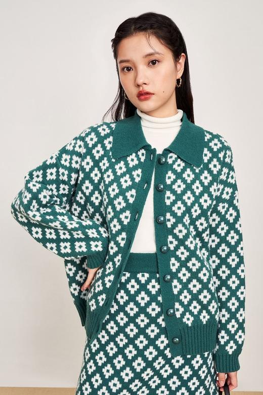 WESTLINK/西遇 复古针织开衫半裙套装 15323 商品图4