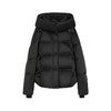 NEELLY纳俪商场同款冬新款黑色高领短款连帽外套女90白鸭绒羽绒服N24105L01116 商品缩略图3
