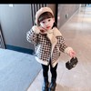【时尚版型，设计感十足！】女童加厚外套秋冬装 新款洋气网红儿童 女宝宝加绒格子呢子大衣-QQ 商品缩略图6