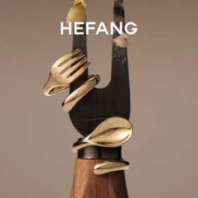 何F迷你餐具小清新戒指