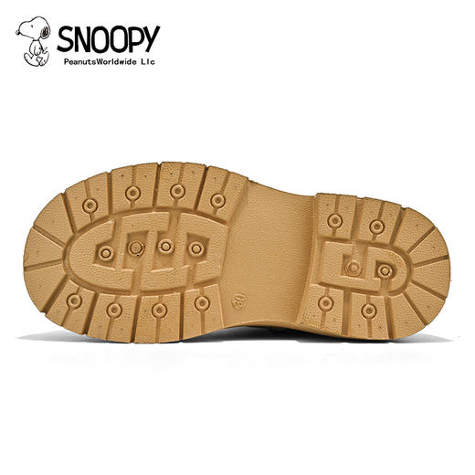 【史努比】童鞋儿童马丁靴英伦风大黄靴时尚皮靴26-37 商品图2