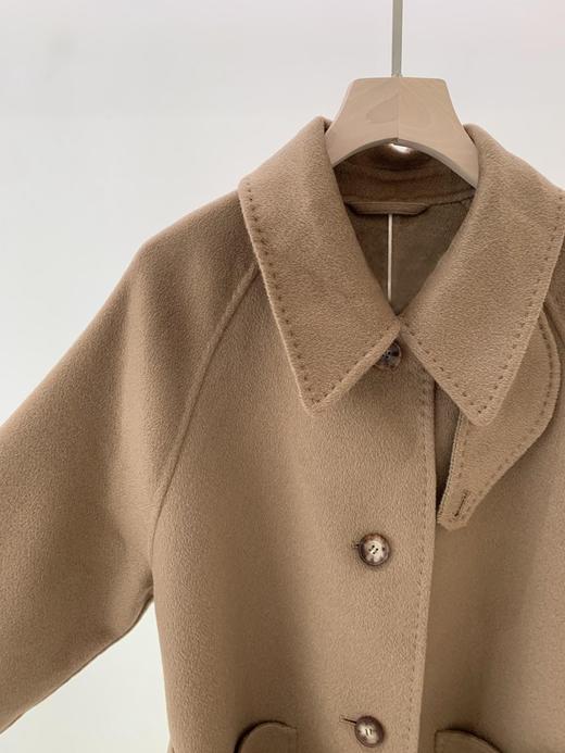 【高品质私服】【IC全羊绒双面呢插肩袖大衣】舒适廓形，简约大气，对身材包容度高【无标出货 介意慎拍】 商品图13