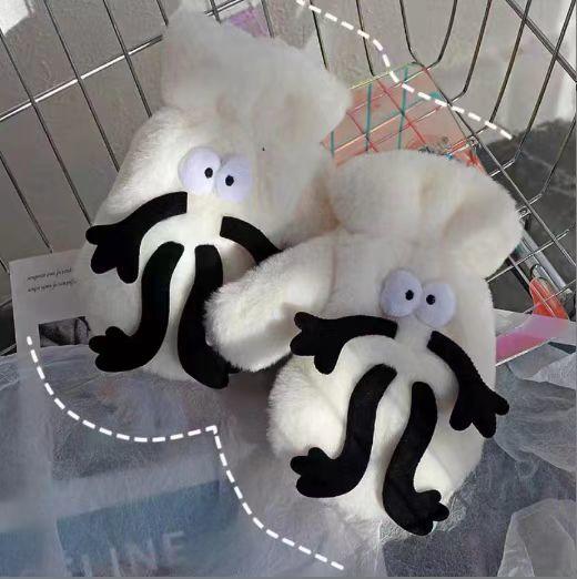 软fufu毛绒手套 商品图5