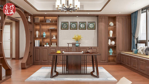 【梅兰竹菊】纯银壁画装饰画挂画 商品图5