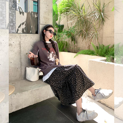 【179元任选2件】最后一波现货！圆领加绒卫衣 加绒半身裙 商品图3