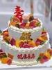 【祝寿创意双层水果蛋糕056】 商品缩略图0