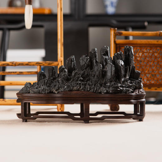 灵璧石石林楼兰案头山子 商品图3