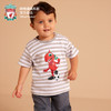 【官网同款】利物浦俱乐部 | 进口童装条纹印花短袖两件套T恤 商品缩略图1