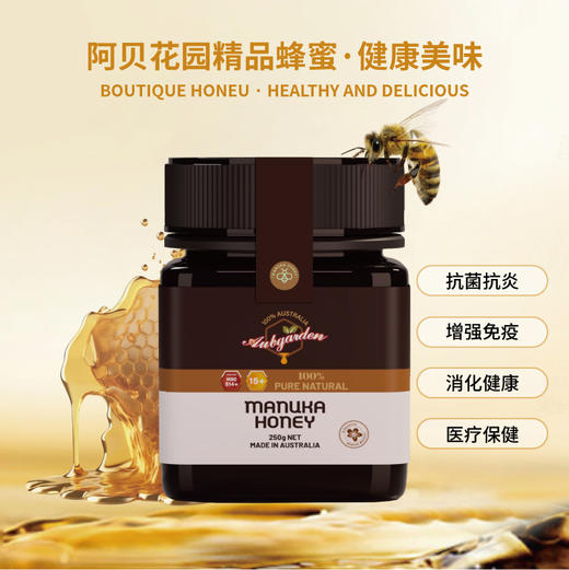 阿贝花园15+麦卢卡蜂蜜250g 澳大利亚原装进口 商品图0