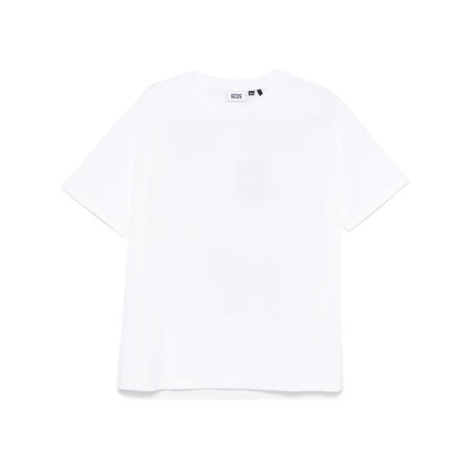 GCDS 男士徽标印花棉质圆领短袖T恤 白色 A2CM2307JE910 商品图0