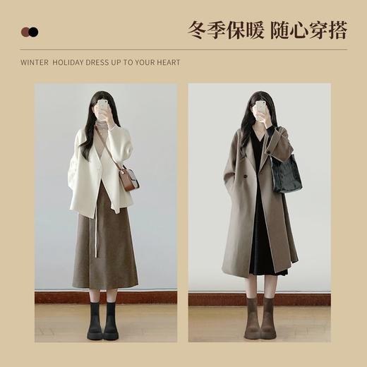 ZHR弹力靴2024新款冬季加绒保暖爆款短靴网红ins显高瘦瘦靴子厚底 商品图9