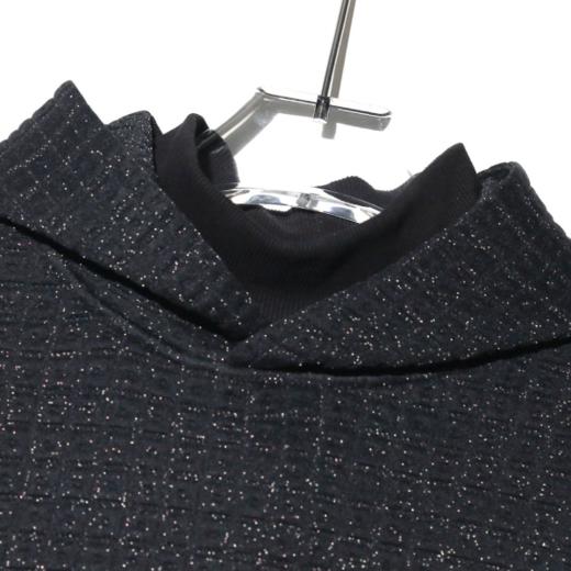 WY154满天星点缀感格纹连帽卫衣男女休闲宽松时尚长袖百搭 商品图1