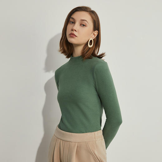 【128/2件】【真正的德绒自发热纤维】【品牌高品质】秋冬玻尿酸蚕丝保湿润肤打底衫磨绒长袖Tt恤 商品图3