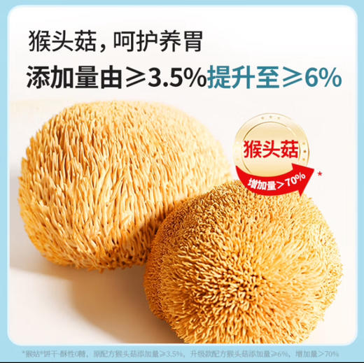 【积分兑换】江中猴姑猴头菇0糖微微甜酥性20天装【礼盒】 40小包/960g/盒 猴头菇添加量≥6% 高钙低糖 新日期/保质期15个月 商品图3