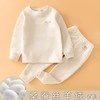 秋冬儿童青少年 中领羊毛蚕丝保暖内衣套装秋衣秋裤睡衣 商品缩略图4