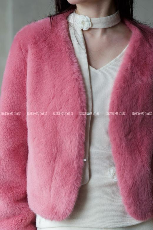 【门店同款】ENJOY冬季自由意志氛围感花朵飘带上衣 160102815 商品图4