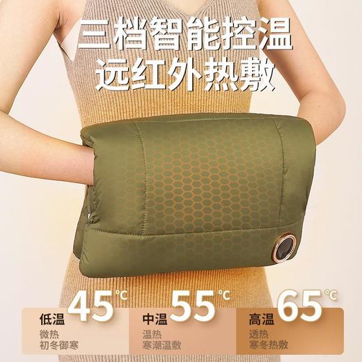 温暖守护神石墨烯暖手袋羽绒型暖手套USB暖手宝插电双面发热冬季全身暖 商品图2