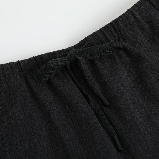 NEELLY纳俪商场同款冬季新款深色系带休闲裤女垂坠感百搭阔腿长裤N24105H01117 商品图2