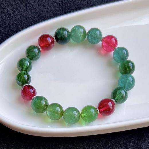 9mm-11mm单圈蓝绿碧玺手串 商品图1