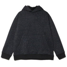 WY154满天星点缀感格纹连帽卫衣男女休闲宽松时尚长袖百搭