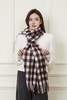 Say Something 棕色格纹美拉德围巾 19439 商品缩略图0