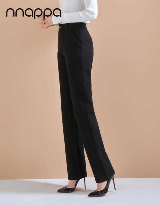 德绒空气层通勤小直筒裤PA29351 商品图2