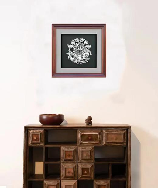 【招财进宝】纯银壁画装饰画挂画 商品图1