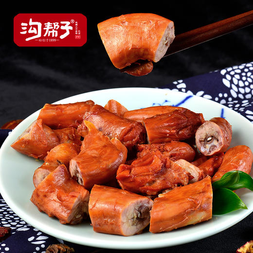 【沟帮子】鲜熏小食 十二道熏味 香熏鸡脖240g×3袋 商品图4