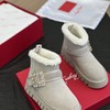 Roger Vivier 经典钻扣羊毛雪地靴 商品缩略图5