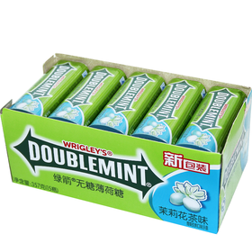 绿箭无糖薄荷糖茉莉花茶味约35粒23.8g*15瓶