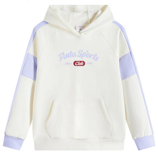 安踏儿童卫衣2024年秋季新品女大童梭织套头针织衫舒适百搭362441701 商品图5