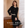 【专属特价】熙世界黑色小香风灯芯绒圆领短外套半身裙两件套装2025秋冬新款 商品缩略图0