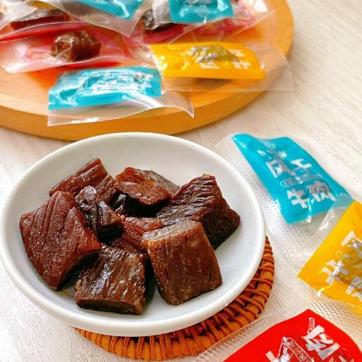 内蒙古风干原切牛肉干原切小块   58g/袋 ✘3袋 （原味/辣味/孜然） 商品图4
