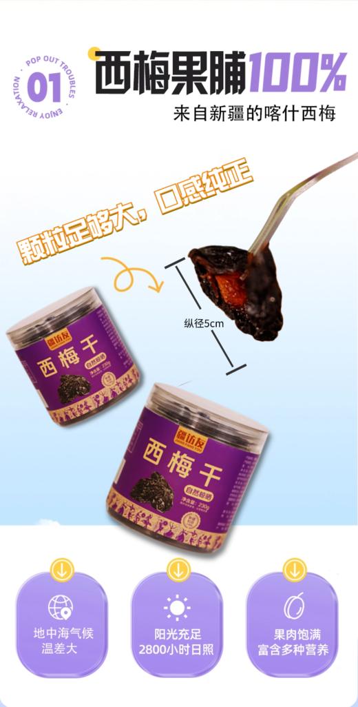 【疆访友】新疆西梅干230g/罐 商品图2