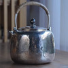 《兰》高工银壶，纯手工锻打口打出，锤目纹理塹刻工艺 商品缩略图0