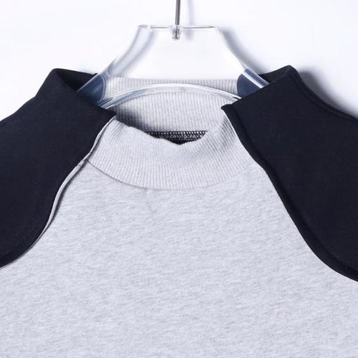 WY310秋冬季新款重磅美式撞色设计复古时尚长袖卫衣宽松潮流 商品图2